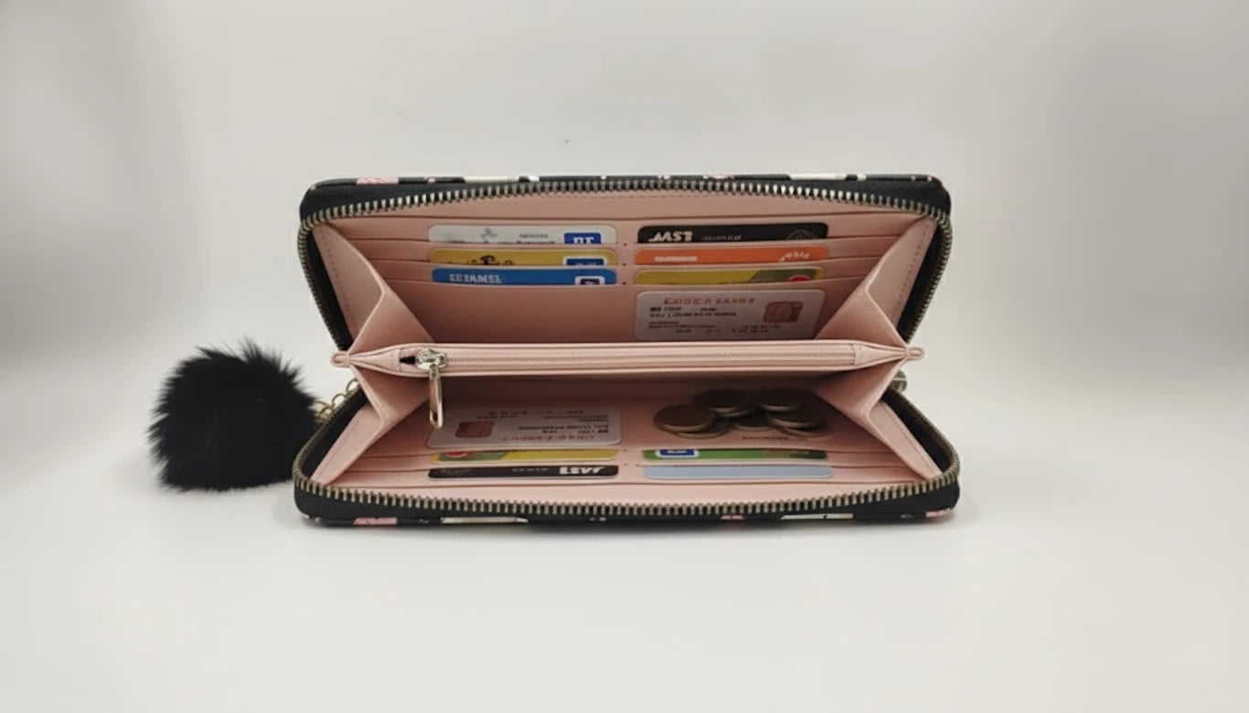 Girls Trendy Artificial Leather (8 card slot)