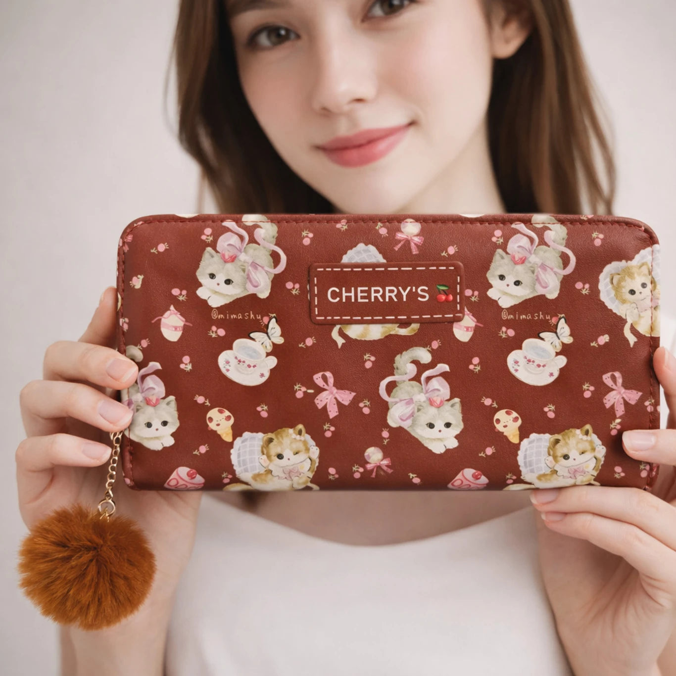 Girls Trendy Artificial Leather (8 card slot)