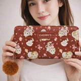 Girls Trendy Artificial Leather (8 card slot)