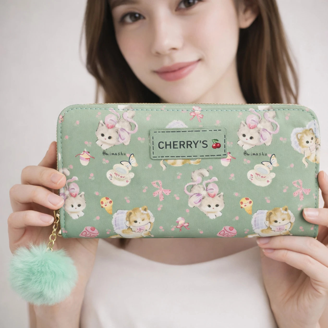 Girls Trendy Artificial Leather (8 card slot)