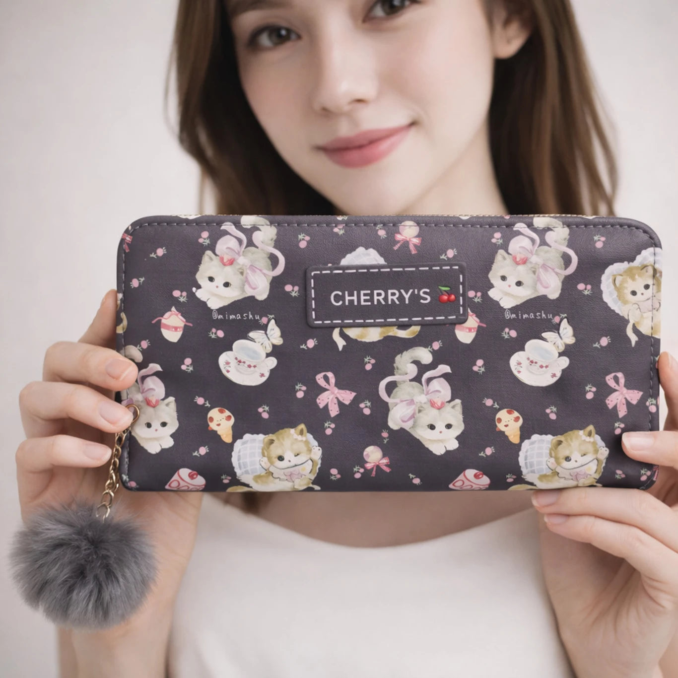Girls Trendy Artificial Leather (8 card slot)