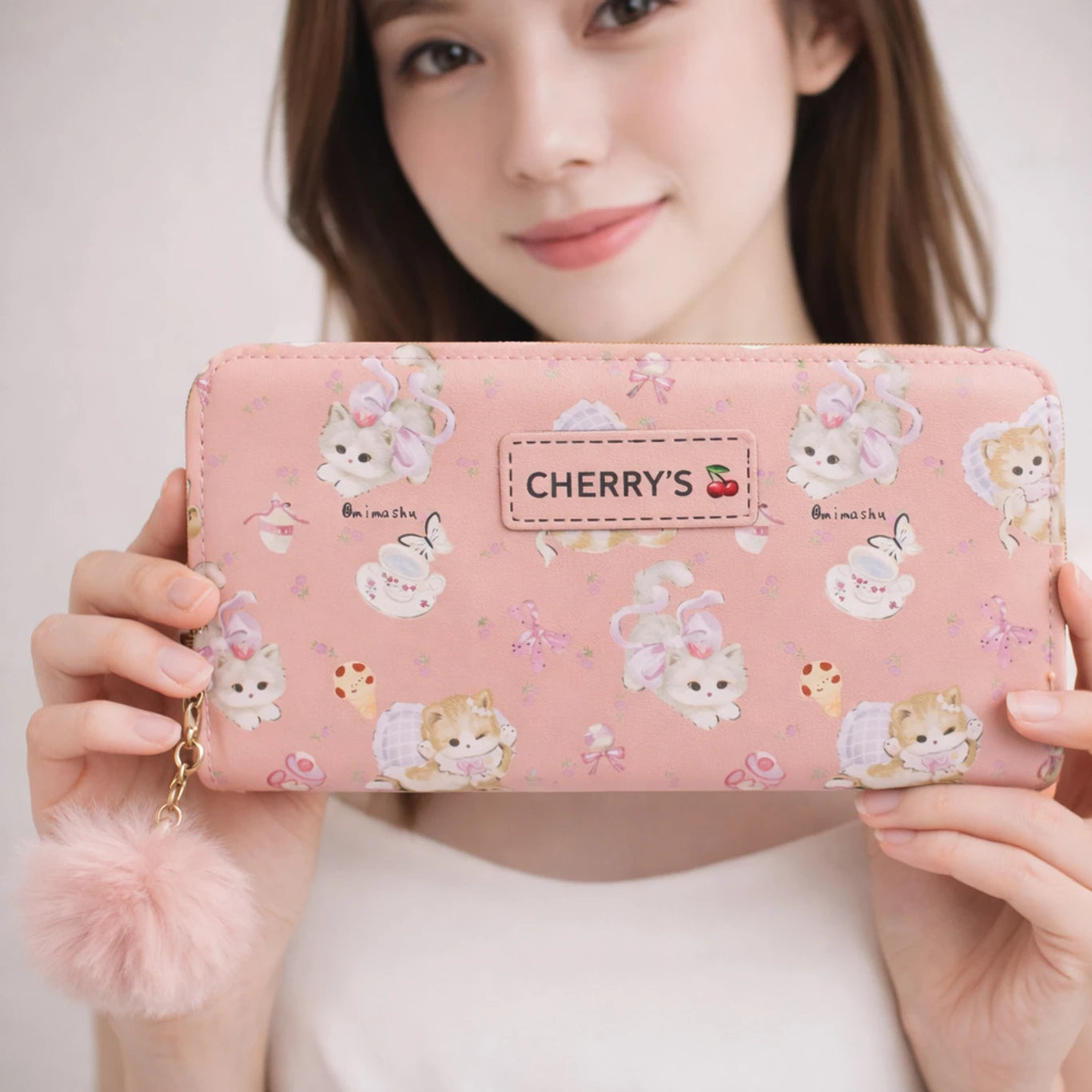 Girls Trendy Artificial Leather (8 card slot)