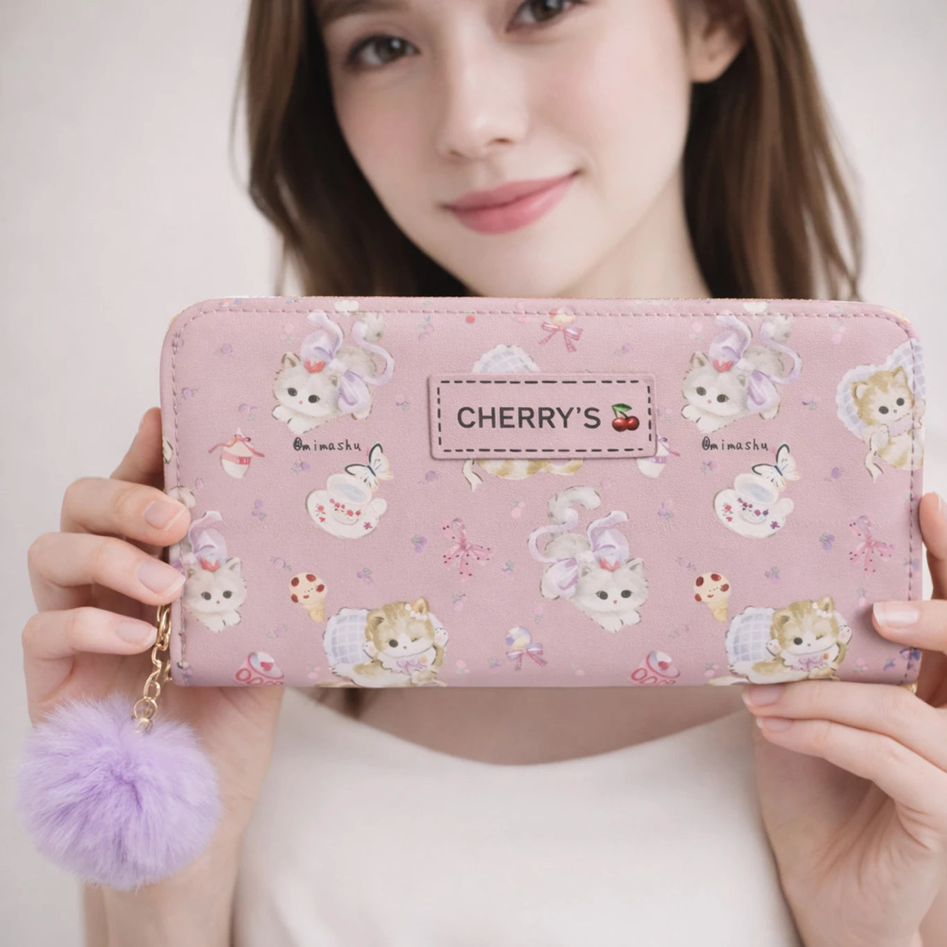 Girls Trendy Artificial Leather (8 card slot)