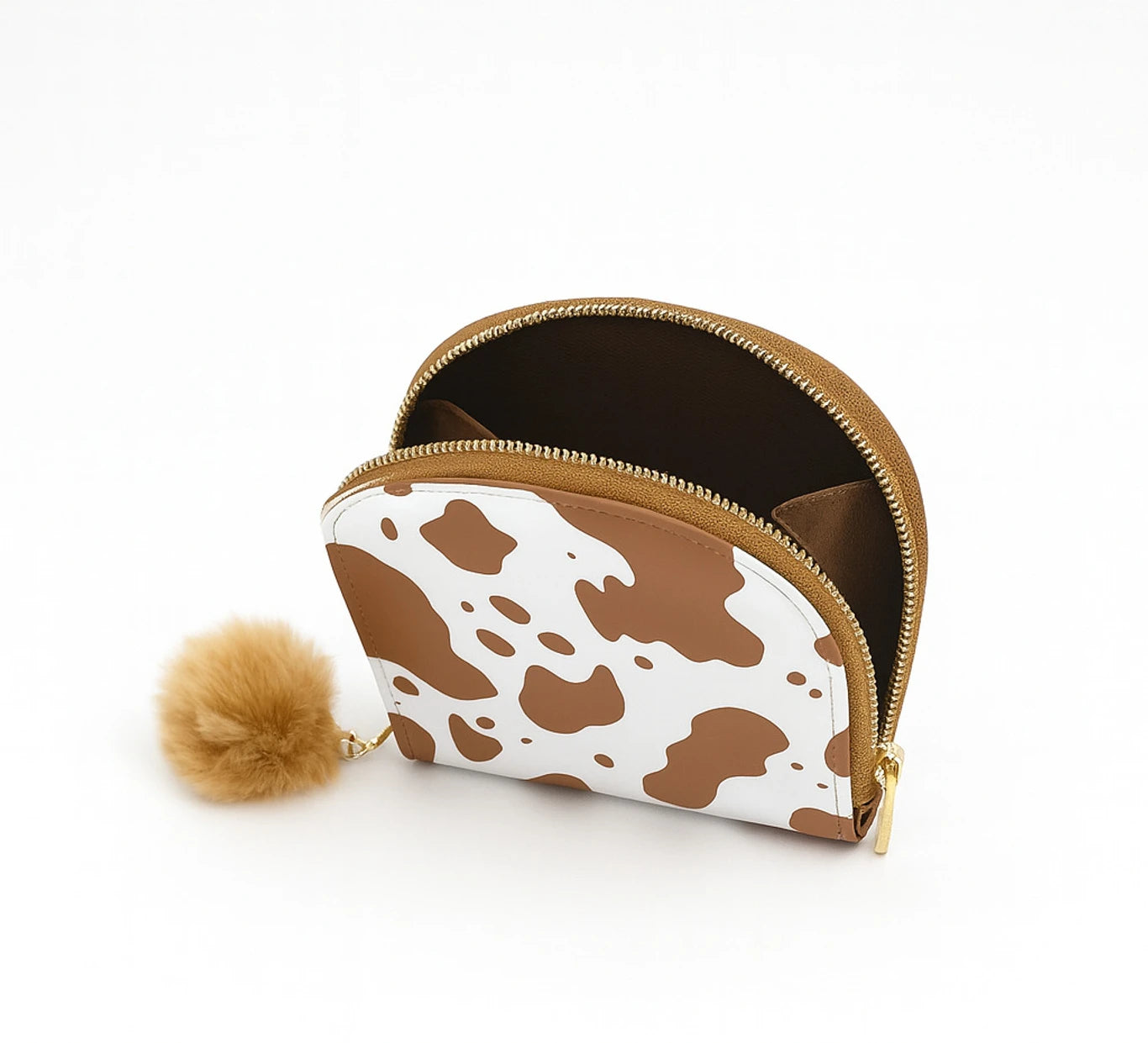 Cow Print Wallet for Women (4 card slot)