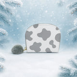 Cow Print Wallet for Women (4 card slot)