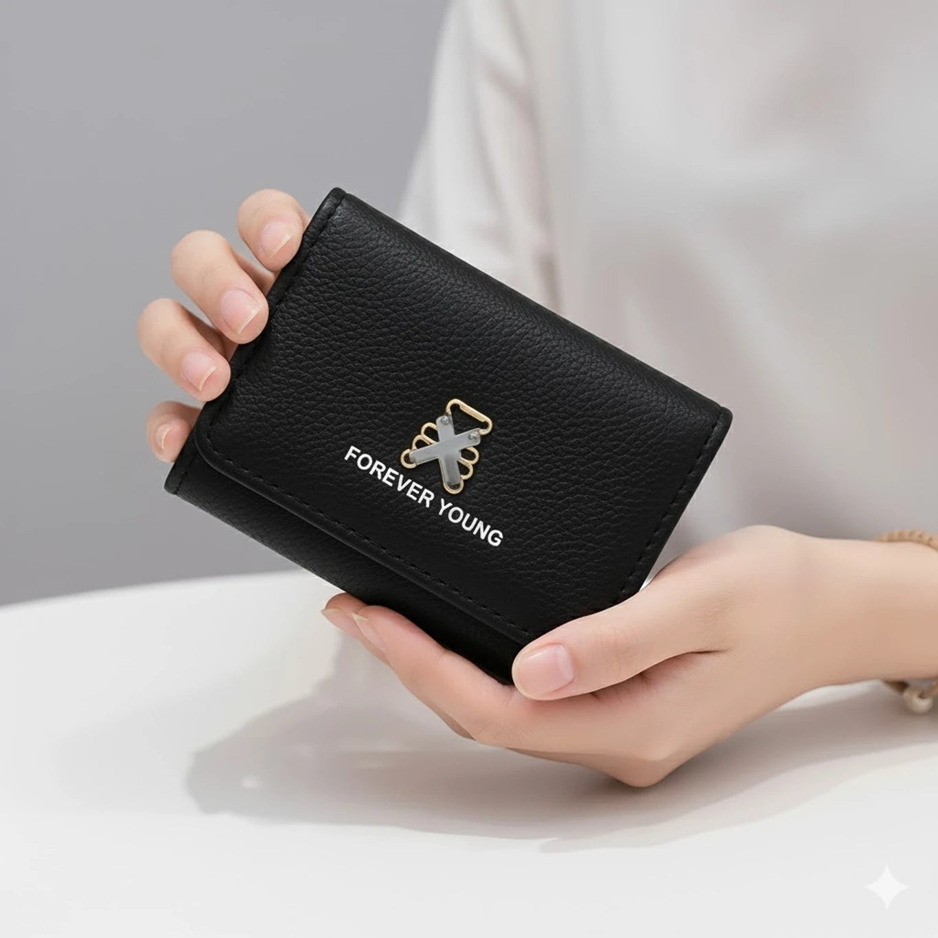 Women Multicolour Artificial Leather Wallet(4 card slot)