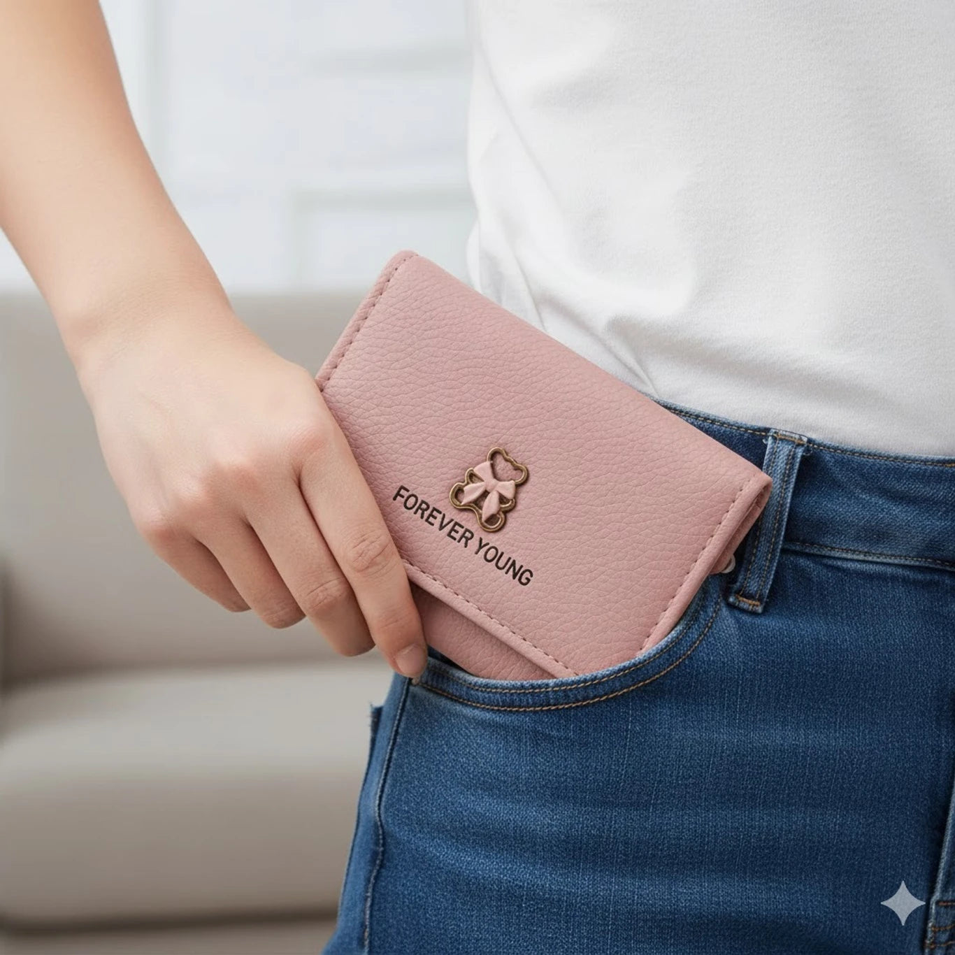 Women Multicolour Artificial Leather Wallet(4 card slot)