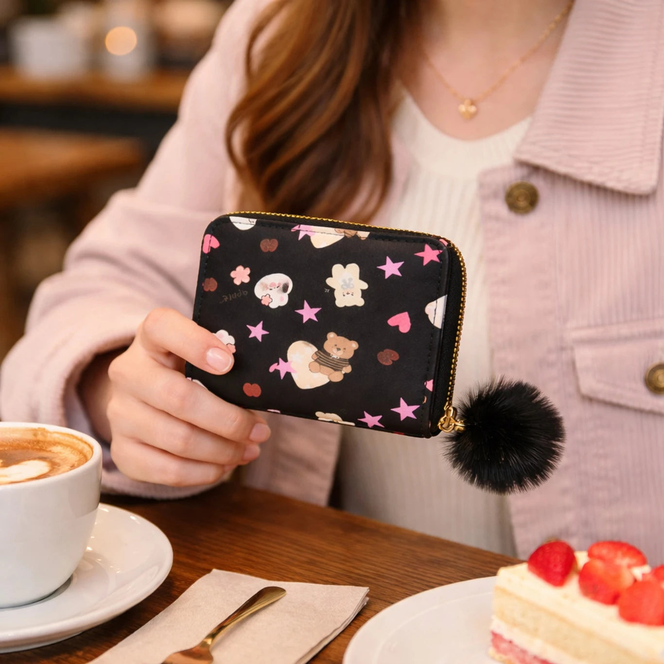 Women Casual Artificial Leather Wallet (4 card slots)